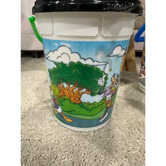 Disney Mickey & Friends Plastic Bucket cups With Lids - Picture 3 of 11
